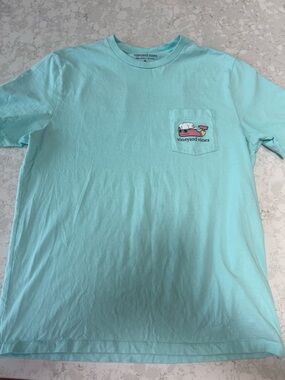 Vineyard Vines Men’s Pocket Tee - Seafoam Aqua